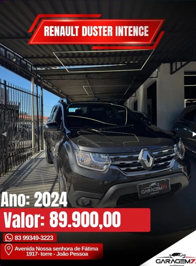 Renault Duster Intense 1.6 16V Flex MEC 2024
