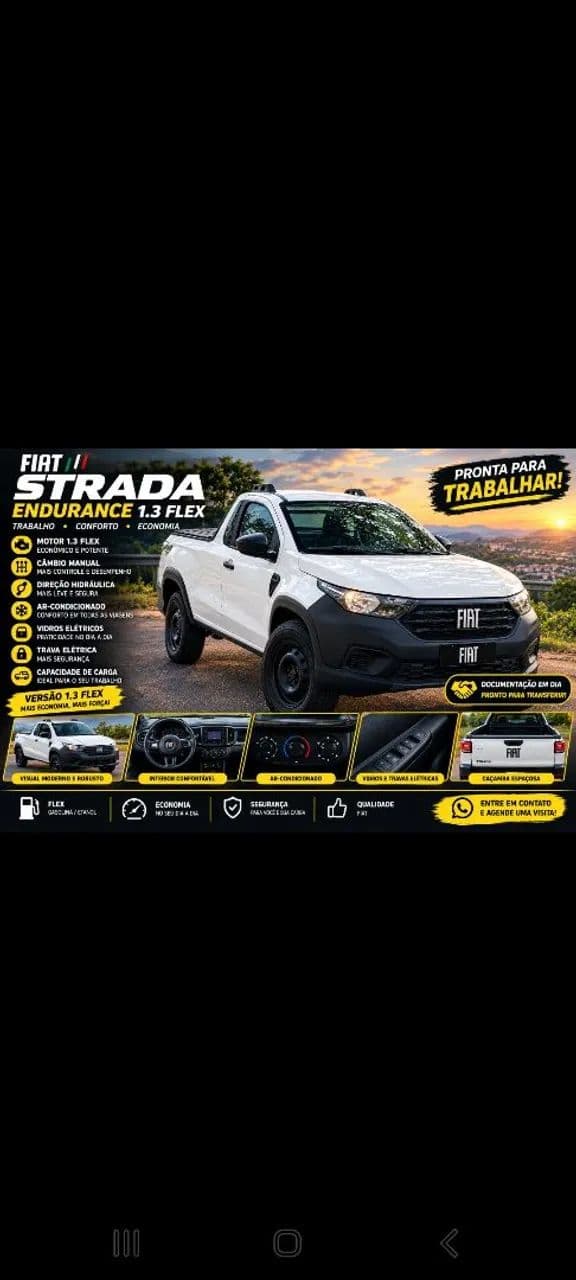 Fiat Strada Endurance 1.3 Flex 8V CS 2024