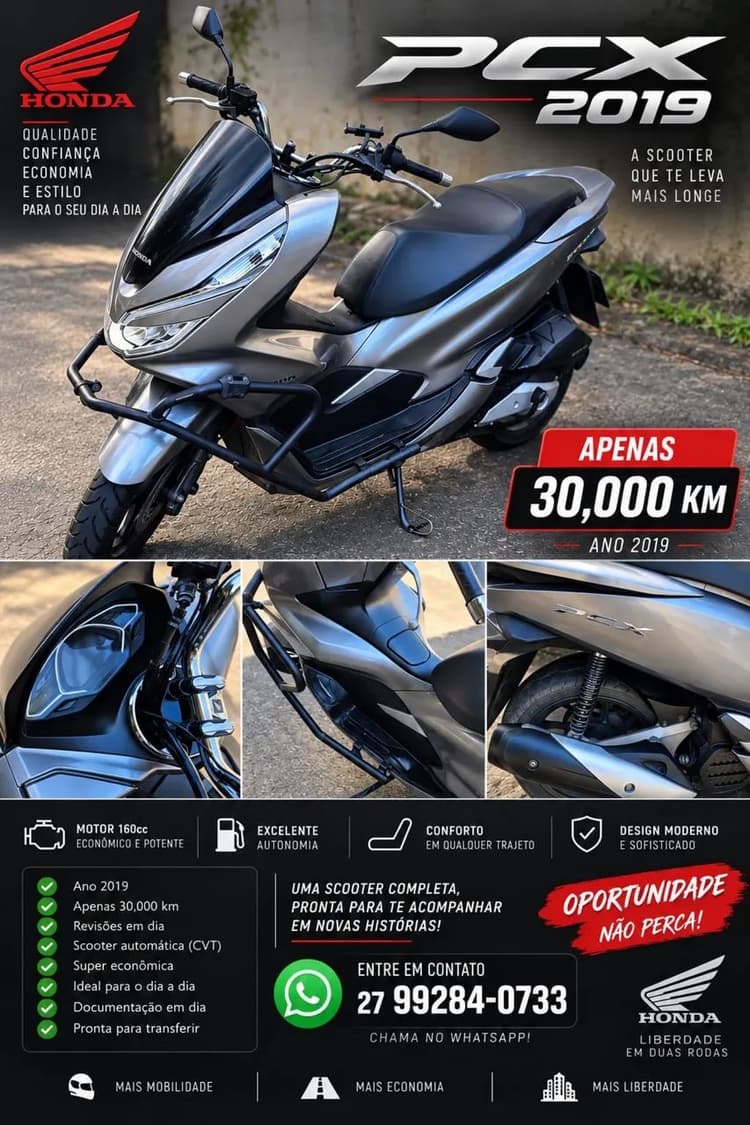 Vendo pcx nova demais 