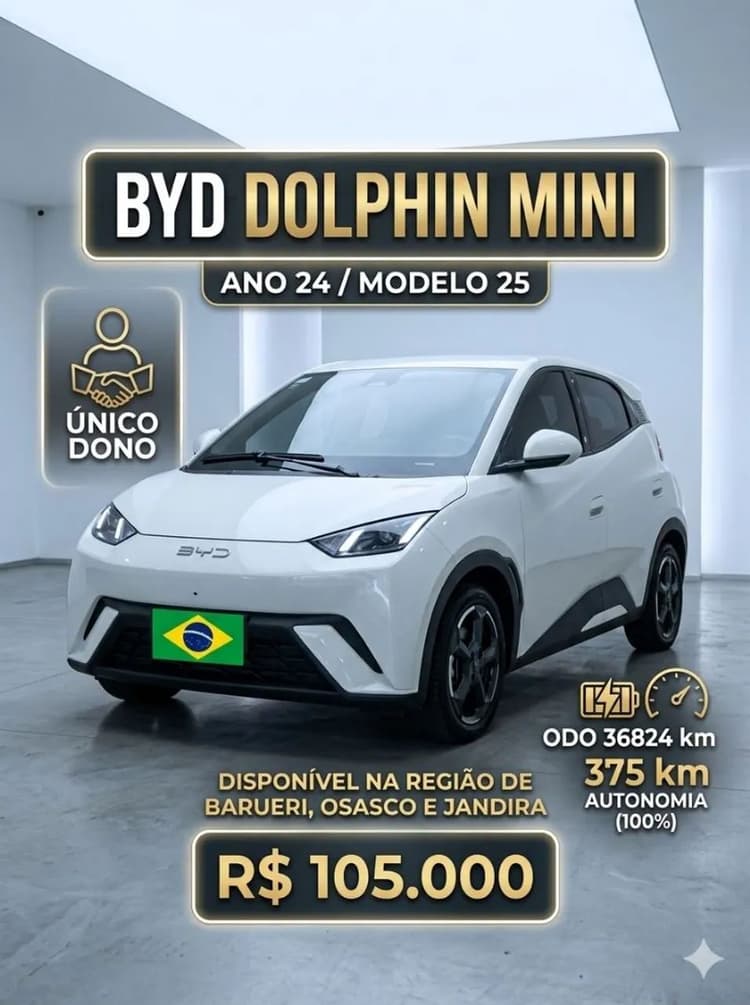BYD Dolphin Mini (Elétrico) 2025