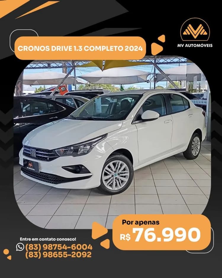 Fiat Cronos Drive 1.3 8V Flex 2024