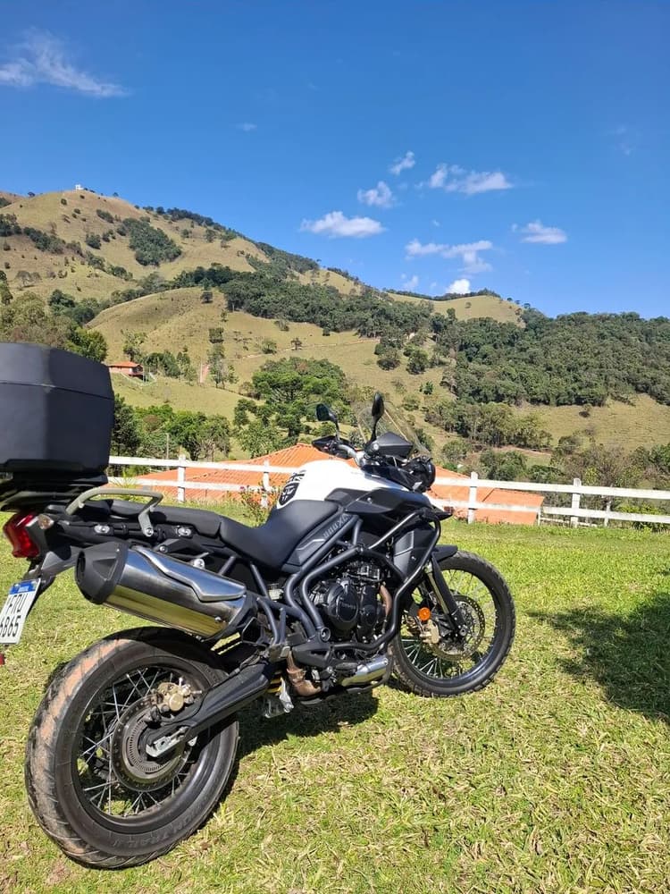 Tiger 800xc manual e chave reserva 