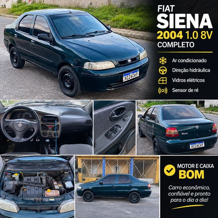 Fiat Siena 1.0/ EX 1.0 MPI Fire/ Fire Flex 8V 2004