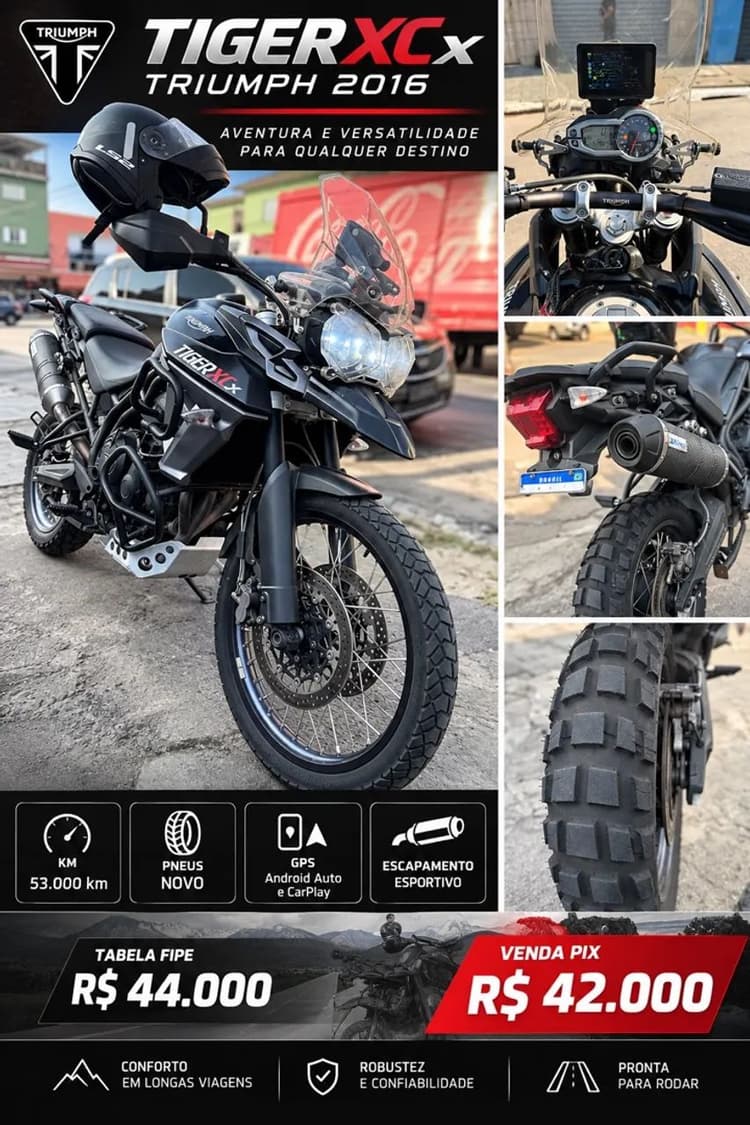 Tiger Triumph 800 XCX 
