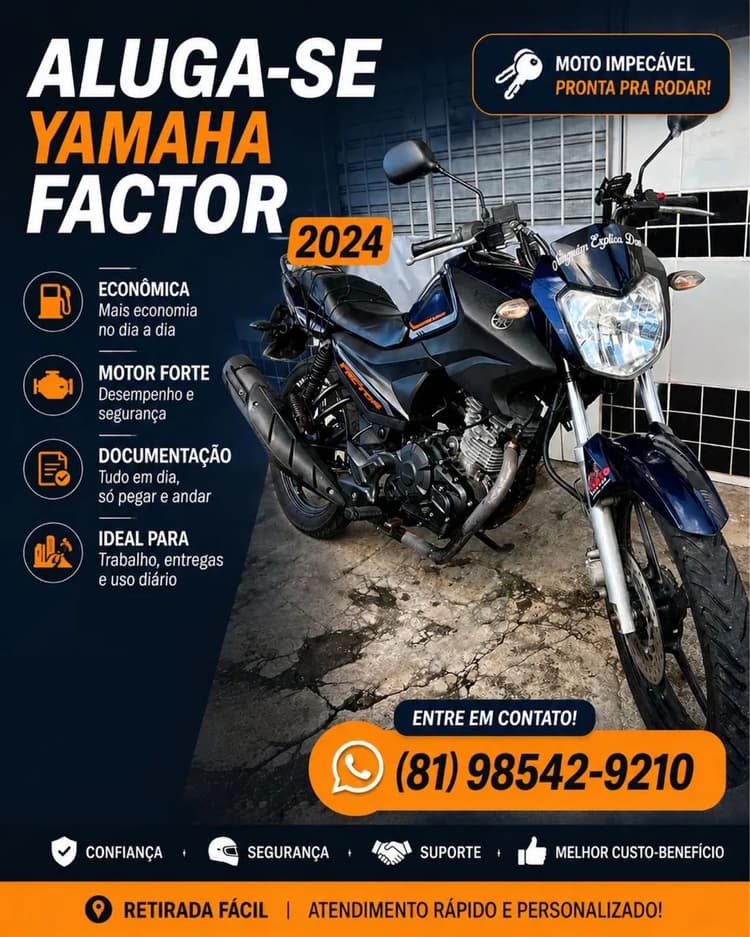 ALUGUEL DE MOTO