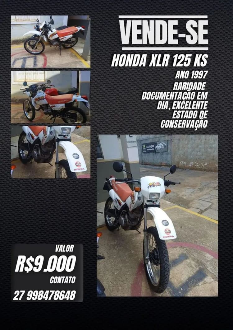 Vendo xlr125 