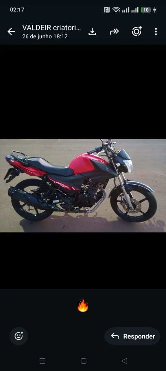 YAMAHA FACTOR 150 VERMELHA!!!