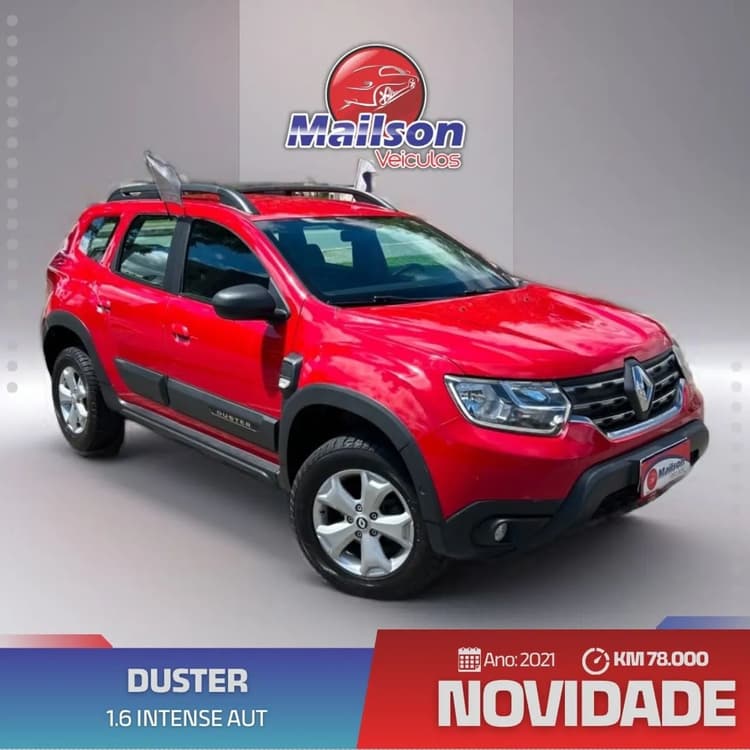 Renault Duster Intense 1.6 16V Flex AUT 2021