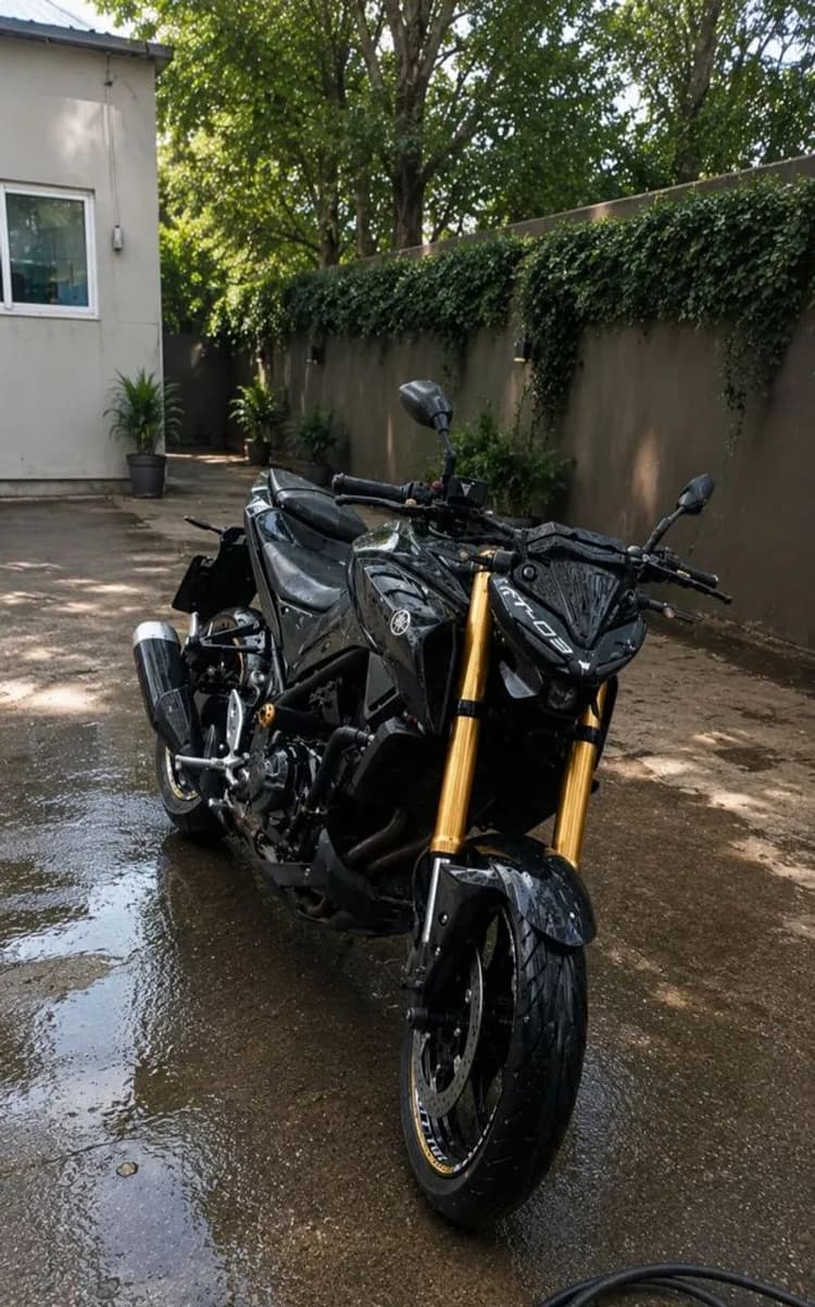Moto bem cuidada 