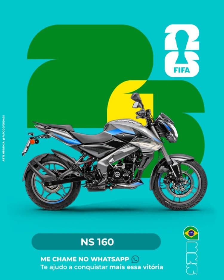 NS 160 - Com ABS de 2 Canais e GPS no Painel Digital!!  Parcela pra Junho!! 