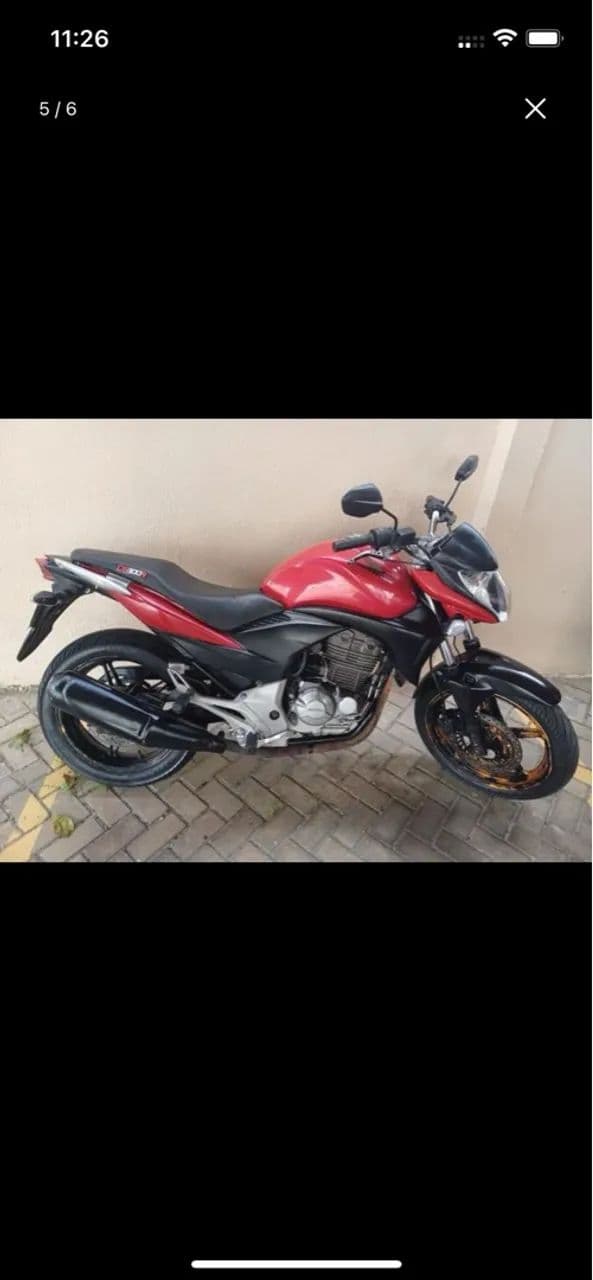CB 300 2015 DE LEILÃO EMPLACÁVEL , COM DOCUMENTO DE ARREMATE ! REVISADA ! 