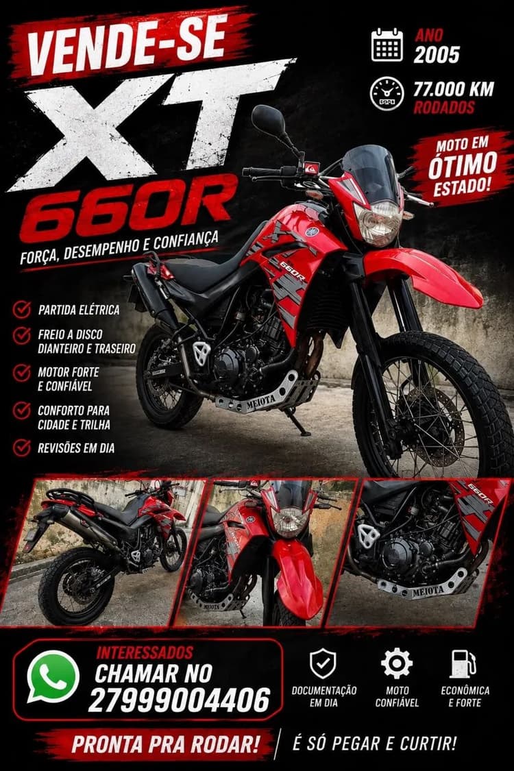 Vendo xt660r 2005