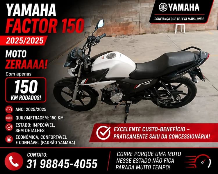 ? Yamaha Factor 150 ? Impecável e Apenas 800 km!