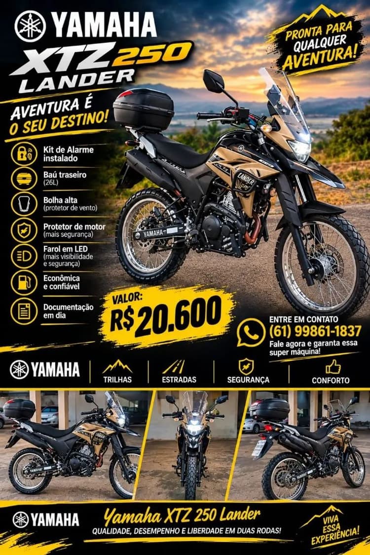 Vender Yamaha Lander 250