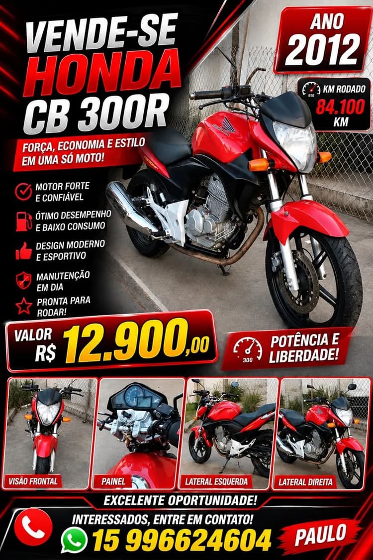 Vendo Cb 300 R