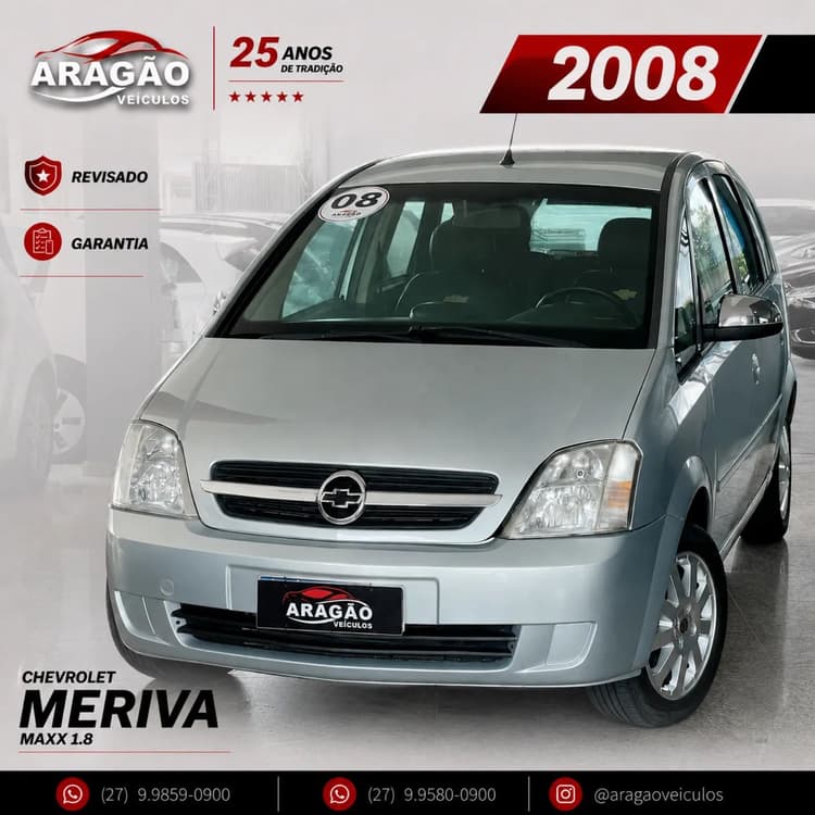 Chevrolet Meriva Maxx 1.8 MPFI 8V Flexpower 2008