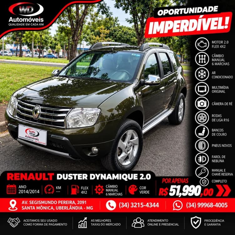 Renault Duster Dynamique 2.0 Hi-flex 16V Mec. 2014