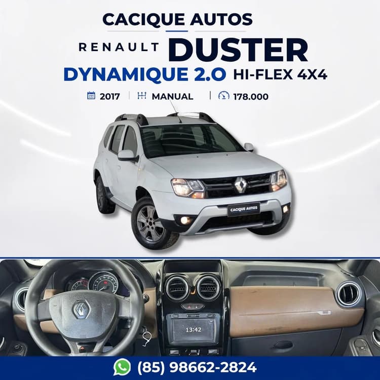 Renault Duster Dynamique 4X4 2.0 Hi-flex 16V MEC 2017