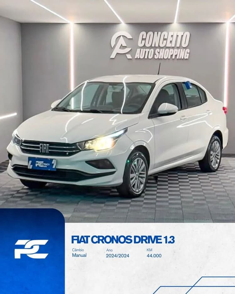 Fiat Cronos Drive 1.3 8V Flex 2024