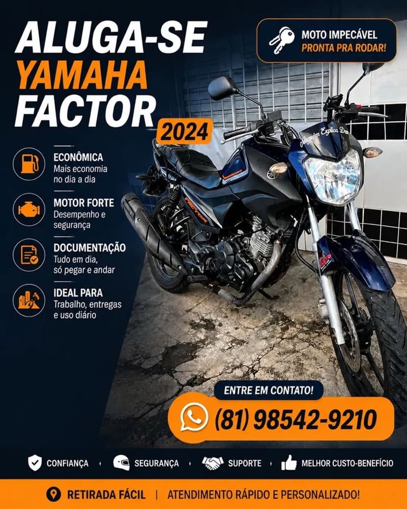 Yamaha Factor ALUGUEL 250
