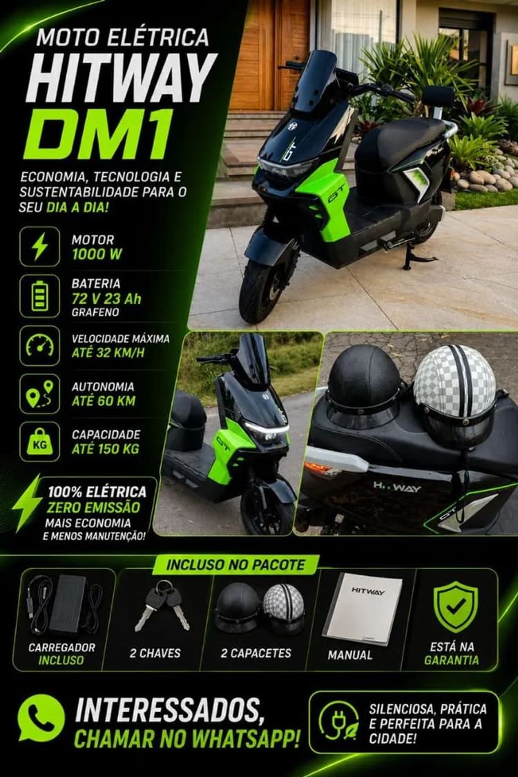 Moto Elétrica Hit Way