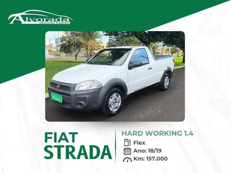 Fiat Strada Working Hard 1.4 Fire Flex 8V CS 2019