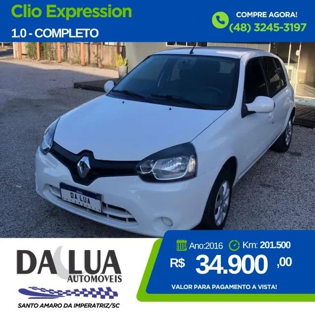 Renault Clio Rn/alize/expr./1.0 Hi-power 16V 5P 2016