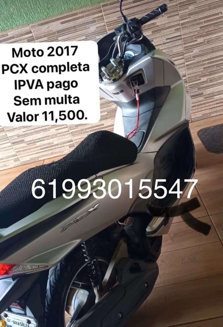 Moto pcx completa 2017