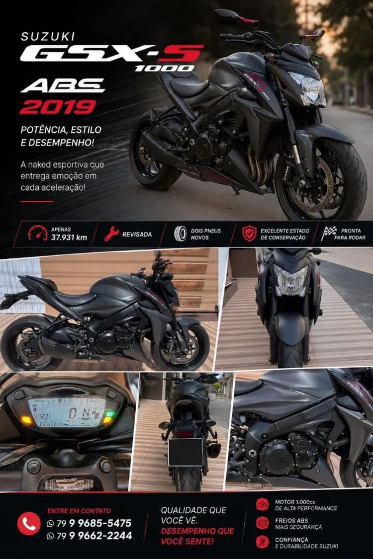 Moto em todo perfeito estado 