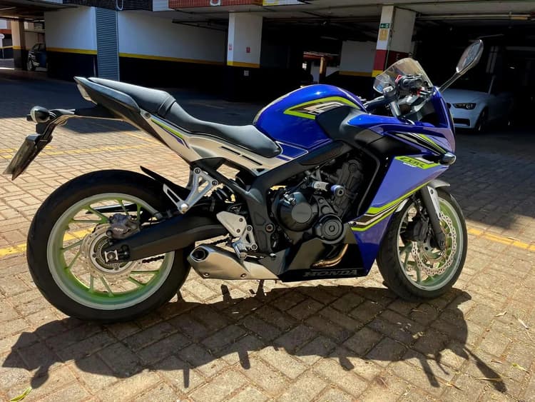 Cbr650f  azul 
