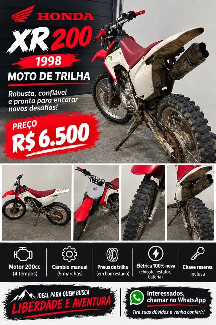 XR 200 - Trilha