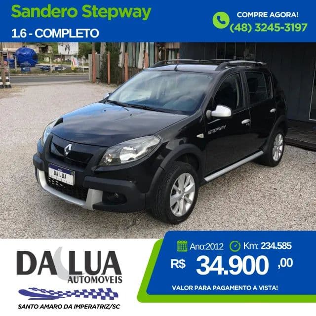 Renault Sandero Stepway Hi-flex 1.6 16V 5P 2012