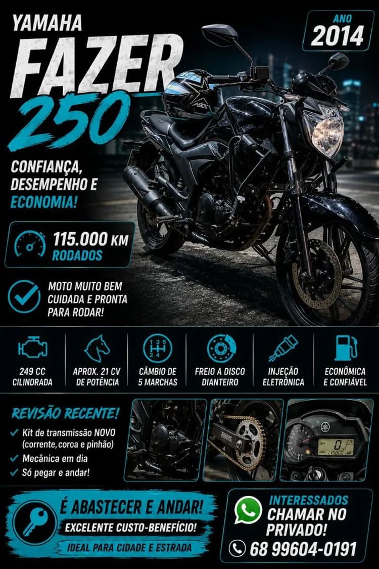 Fazer 250 ano 2014