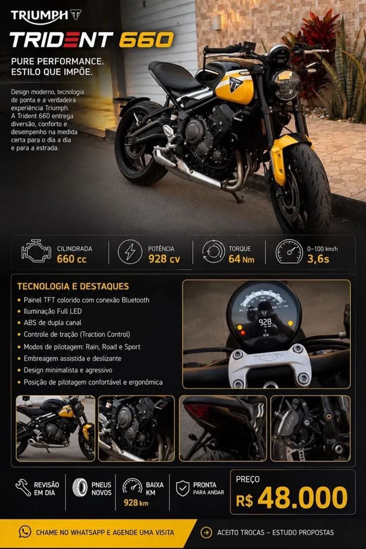 Triumph Trident 660 2025