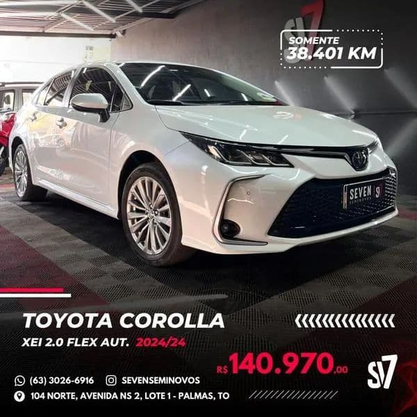 Toyota Corolla 2.0 XEI 16V Flex 4P Automatico 2024
