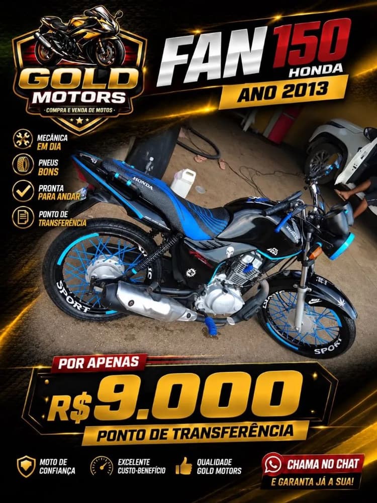 Vende se moto  FAN 150 