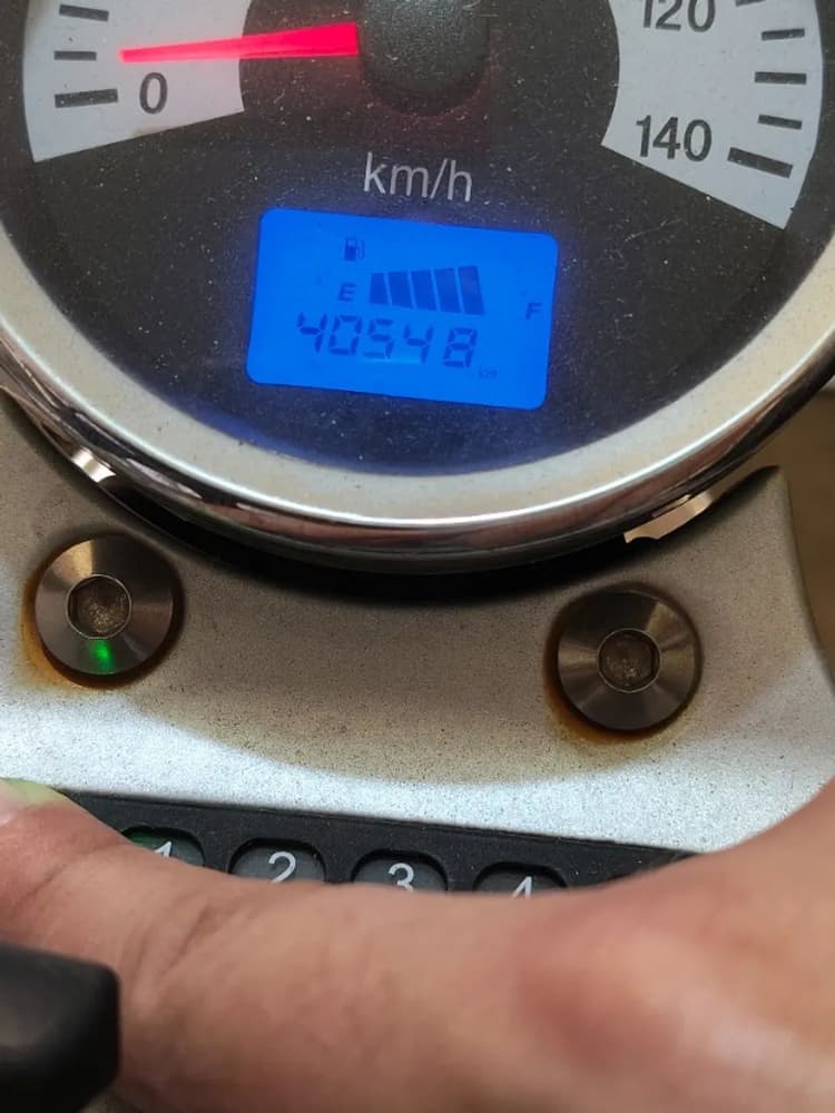 Dafra Horizon 150 com baixa quilometragem.