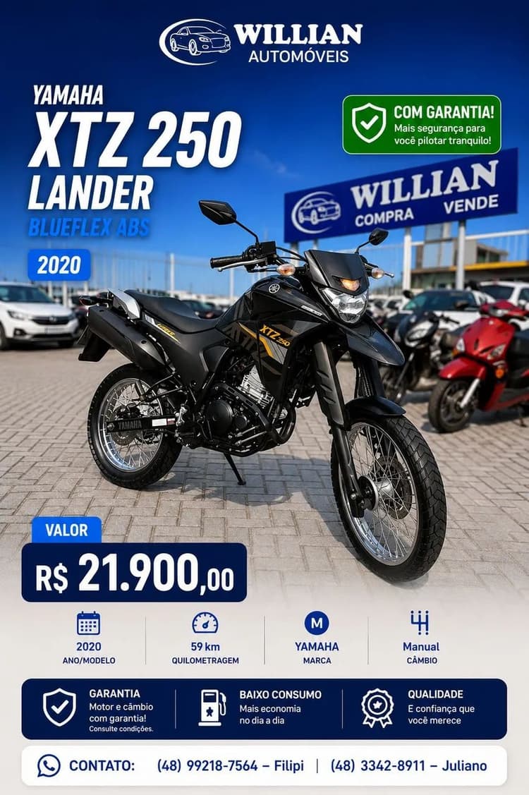 XTZ 250 LANDER 249cc/LANDER BLUEFLEX/ABS