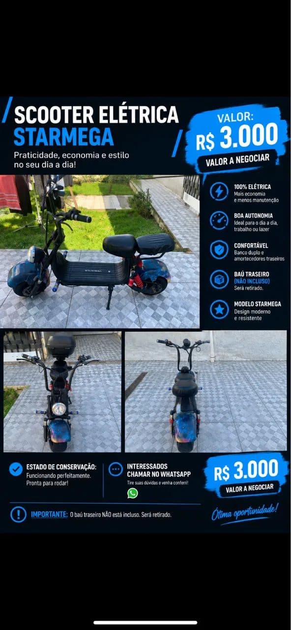 Scooter elétrica 