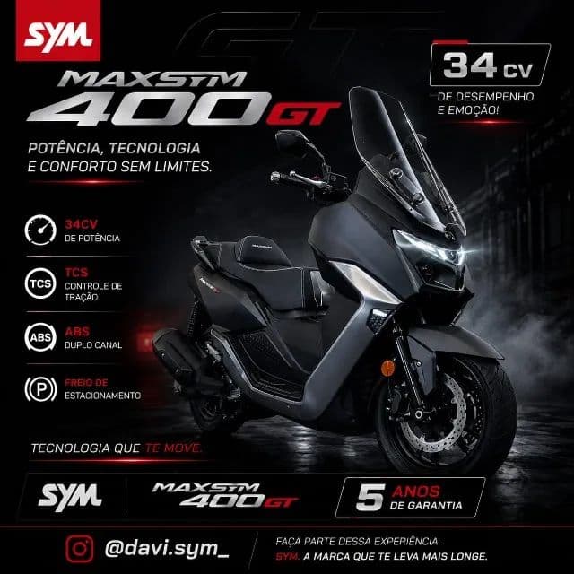 MAXSYM 400GT SYM - DEIVIDI