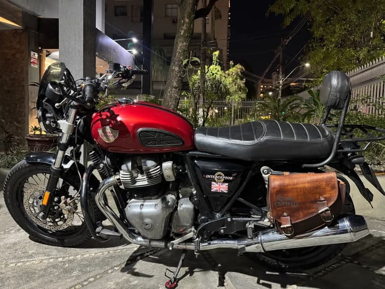 Royal interceptor 650 com vários acessórios!