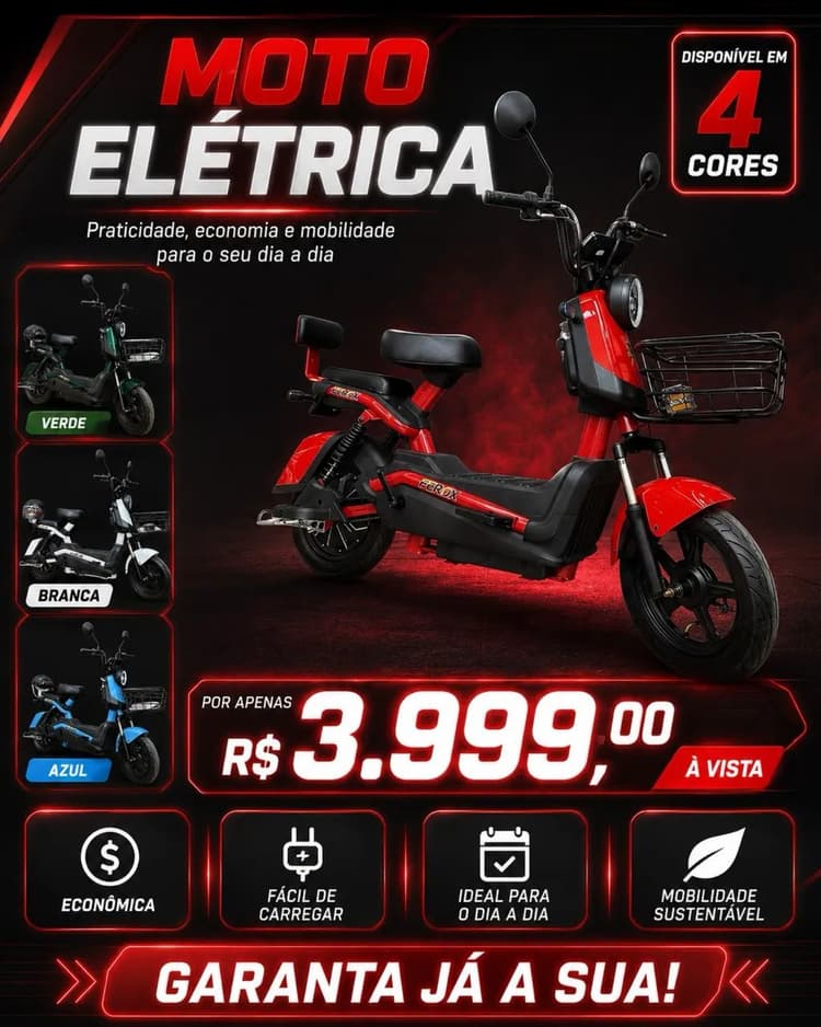 Scooter elétrica vários modelos 