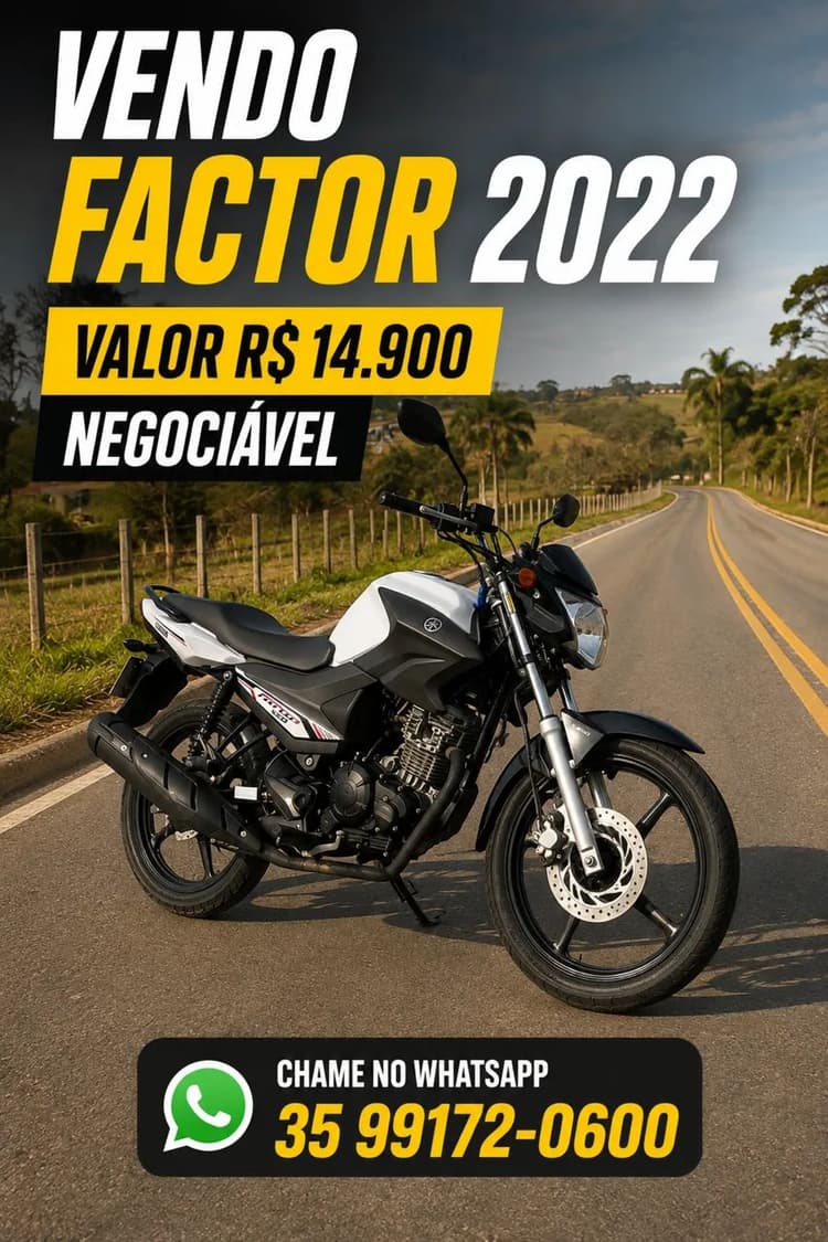 Vendo Yamaha Factor 2022