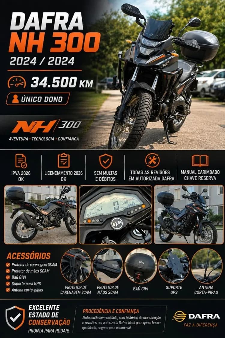 Dafra NH300 2024