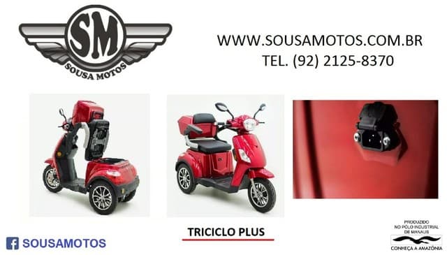 Triciclo Elétrico Plus-Am