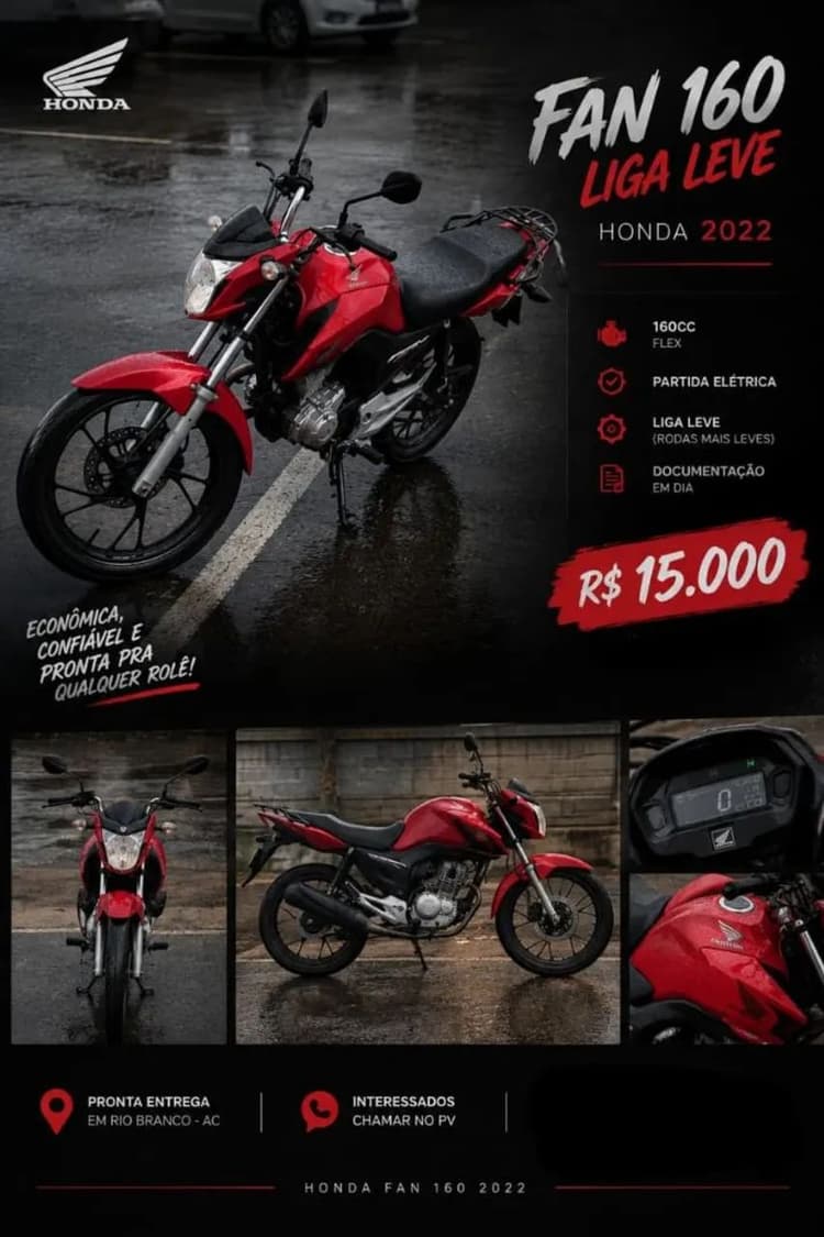 Honda fan 160 2022