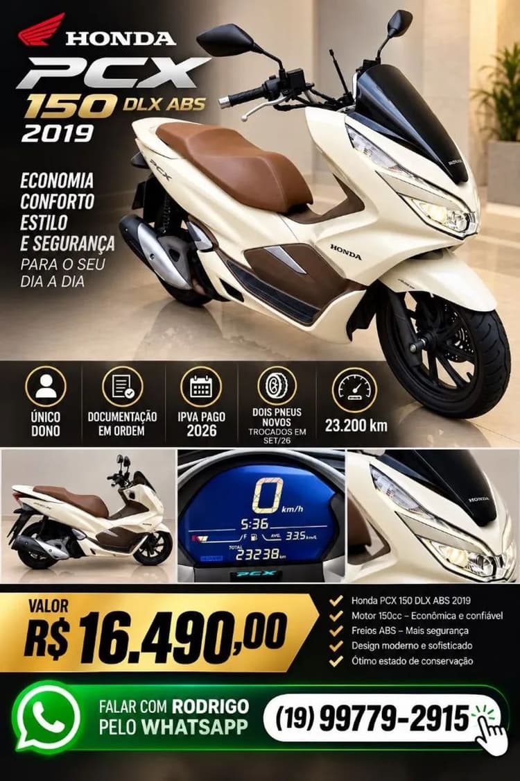 Pcx 2019 - Baixa km