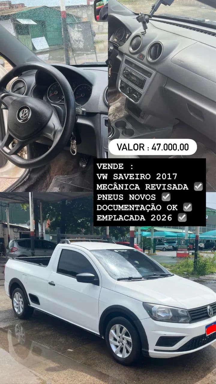 Volkswagen Saveiro Robust 1.6 Total Flex 8V 2017