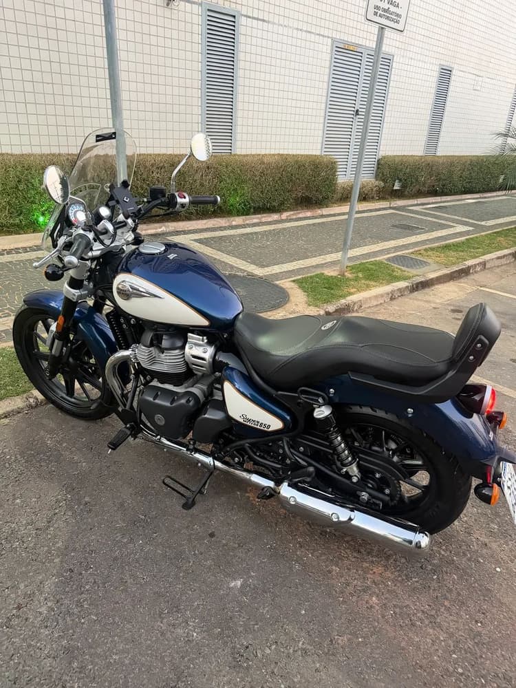 Super Meteor 650cc - Azul Celestial - Semi zero 