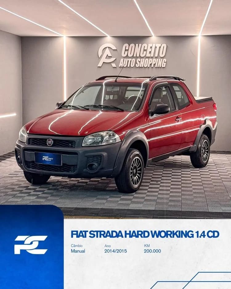 Fiat Strada Working Hard 1.4 Fire Flex 8V CD 2015